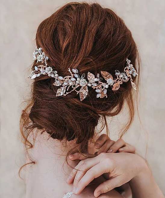 Puff Hairstyle with Tiara
