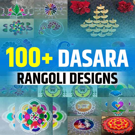 Rangoli for Dasara