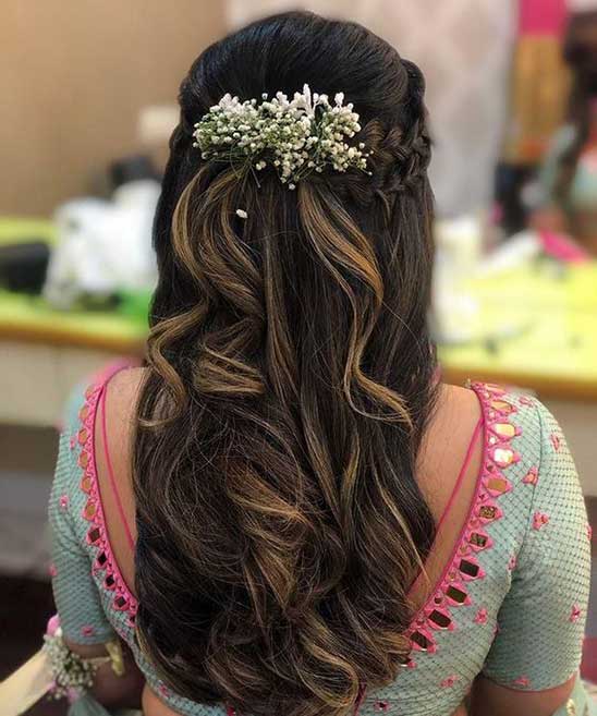 Saree Hairstyle Simple