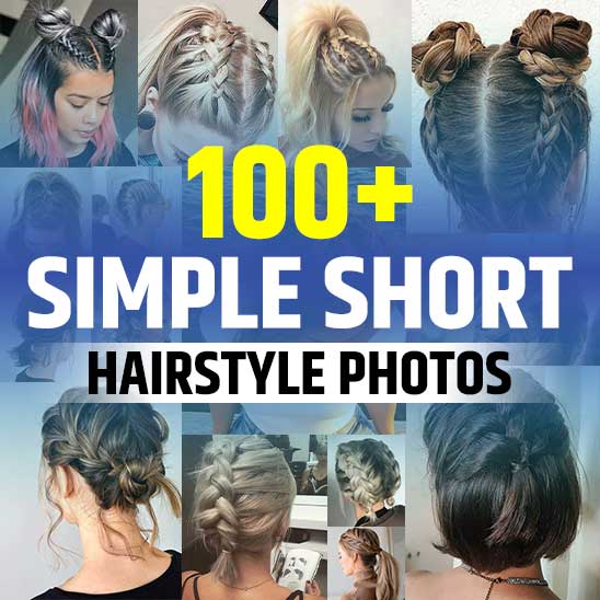 100+ Simple Hairstyles for Short Hair (2023) - TailoringinHindi
