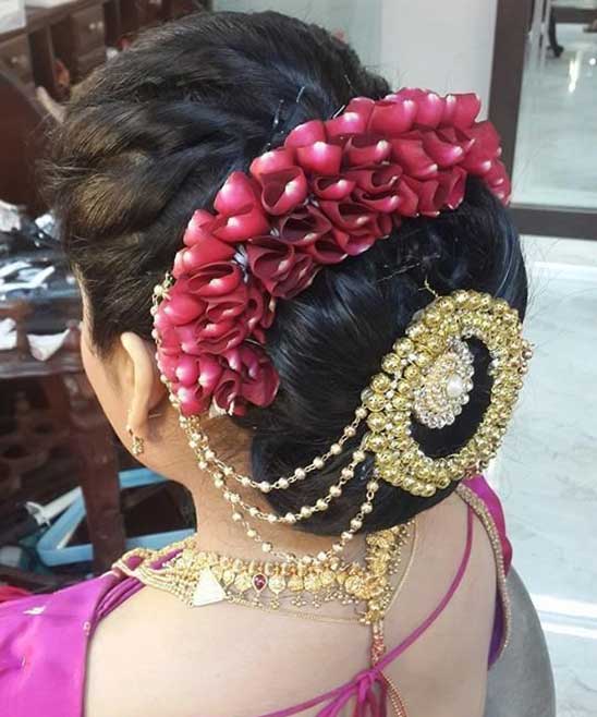 Gujrati Bridal Hairstyles To Rock In Your Wedding - K4 Fashion