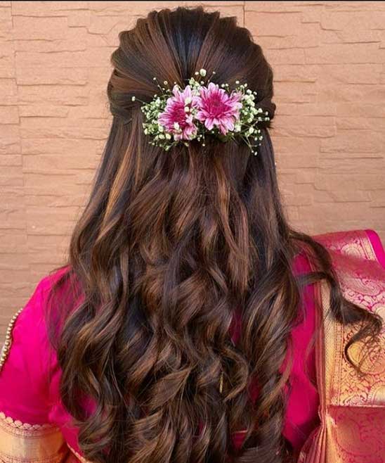 Simple Hairstyles for Indian Wedding Ceremony