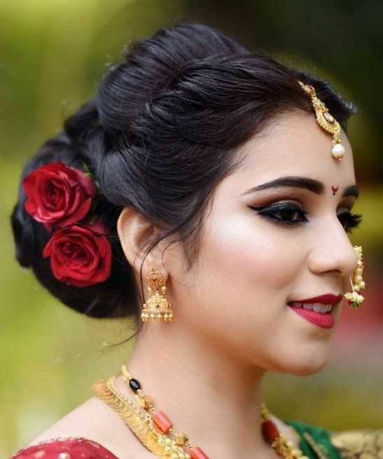 Simple Hairstyles for Wedding Indian