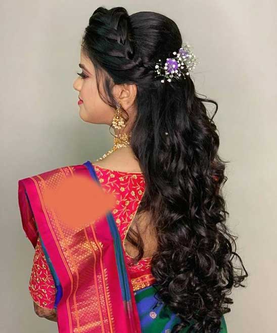 Simple Indian Wedding Hairstyles for Short Hair