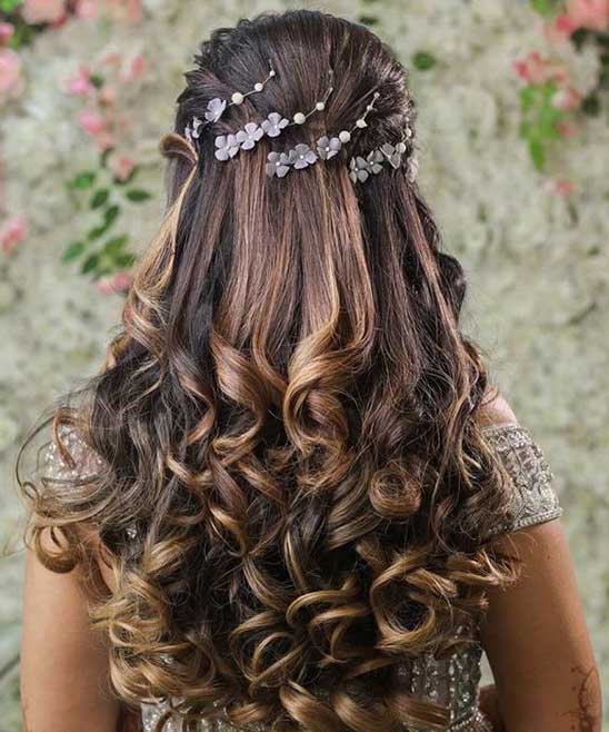 Simple and Elegant Hairstyles for Indian Wedding