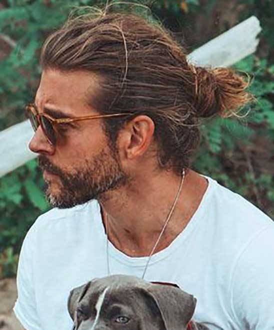 2022 Hairstyles for Men Long Hair with Beard