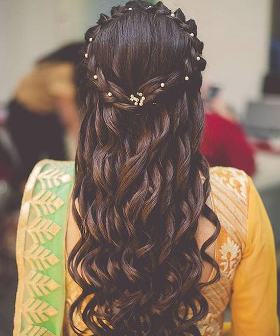 Beautiful Bun Hairstyle for Wedding and Party