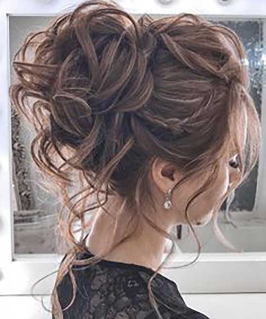 Bridal Bun Hairstyle for Long Hair