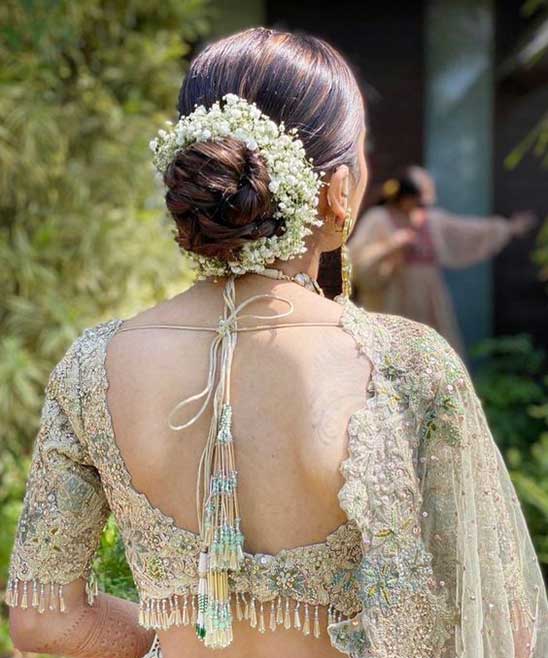 Bridal Hair Style for Saree