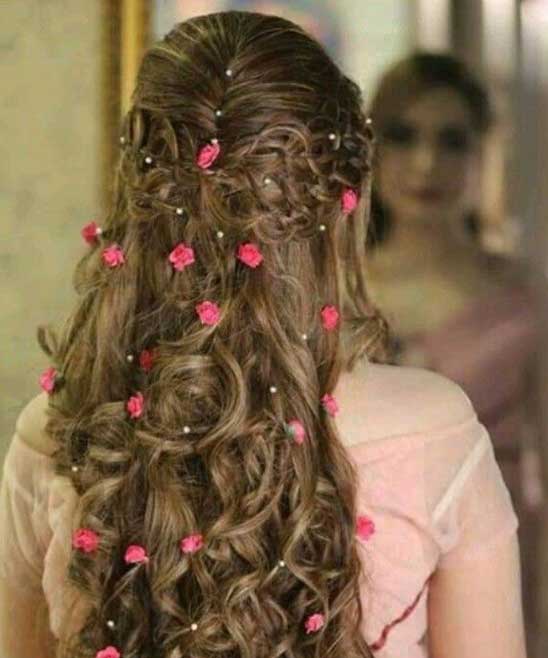 Bridal Hairstyle for Long Hair South Indian for Reception