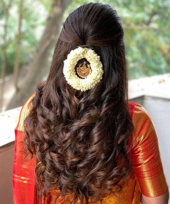 Bridal Hairstyles Wedding Indian for Long Hair