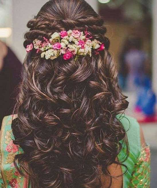 Bridal Hairstyles for Indian Wedding Reception