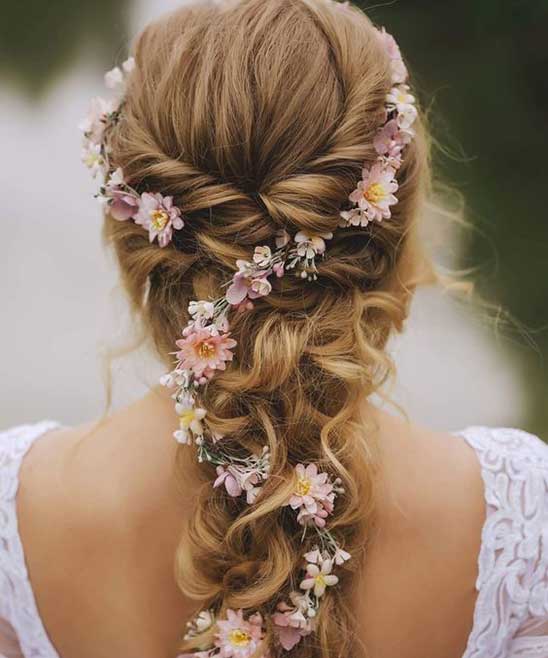 Bridal Hairstyles for Long Hair in Indian Style