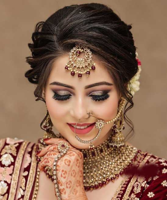 50+ Reception Indian Bridal Hairstyle (2023) Indian - TailoringinHindi
