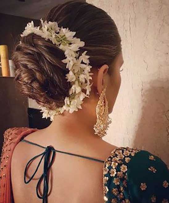 Bridal Hairstyles for Saree