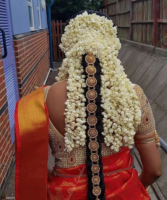 Bridal Hairstyles for Short Hair of Kerala
