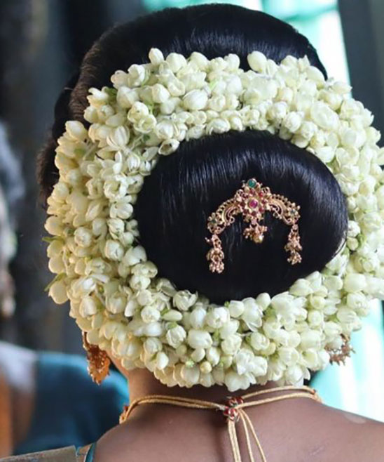 50+ Kerala Bridal Hairstyle Photos (2023) Traditional - TailoringinHindi