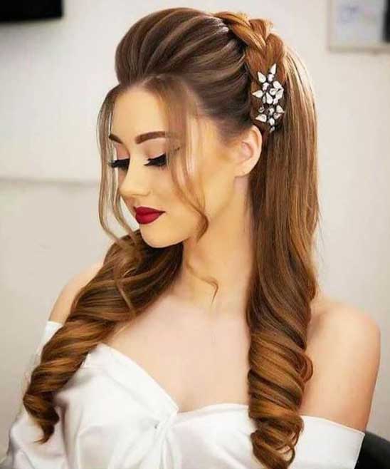 Bridal Wedding Hairstyle for Long Hair With Hair Nets