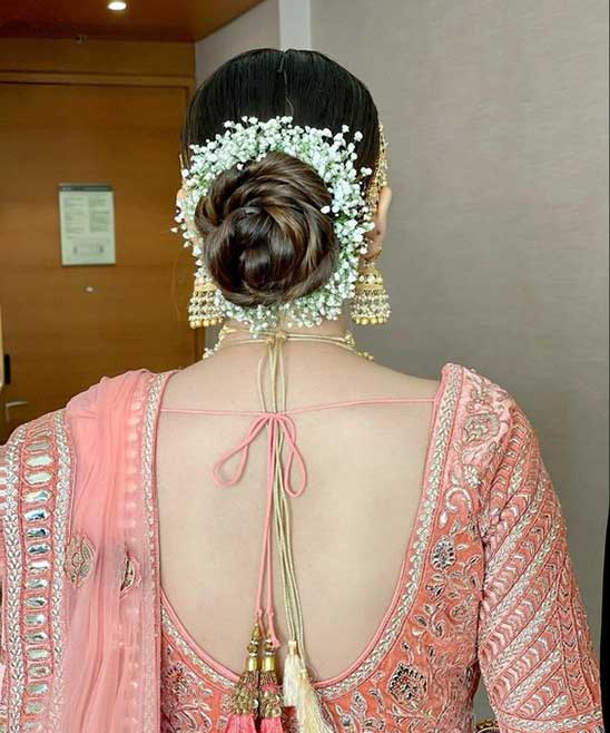 100+ Hairstyle for Saree Picture (2023) Bun Hair - TailoringinHindi
