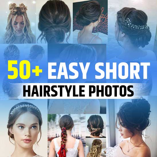50+ Easy Hairstyles for Short Hair (2023) Simple - TailoringinHindi