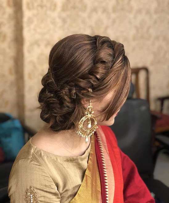 French Knot Hairstyle Indian