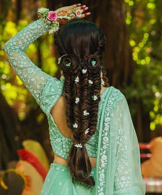 Front Bridal Hairstyle Traditional