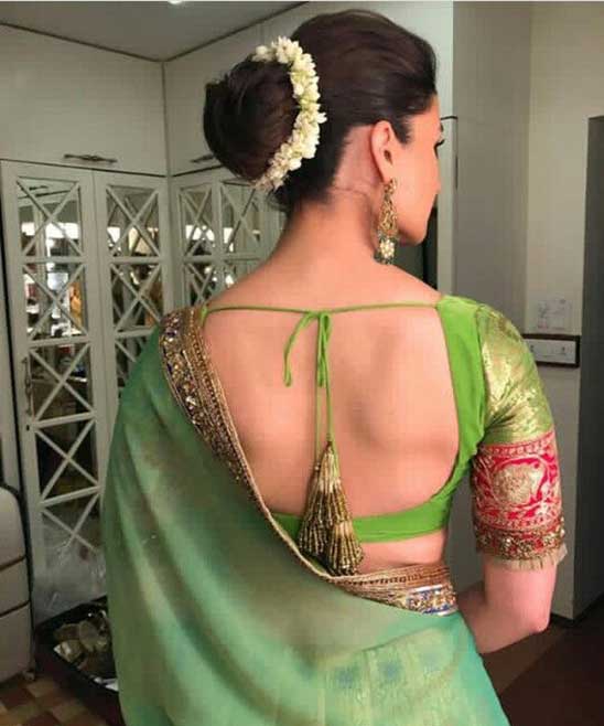 Hair Style for Saree