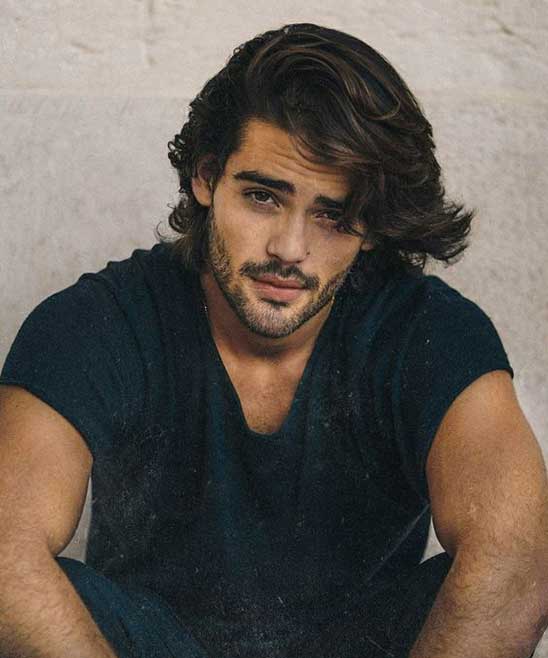 Hairstyles for Men with Long Silky Hair