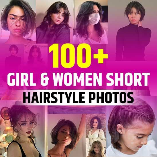 100+ Hairstyles for Short Hair (2023) Girls/Women - TailoringinHindi