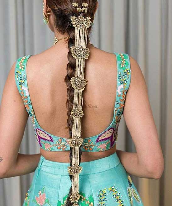 Hindu Bridal Hairstyles for Long Hair