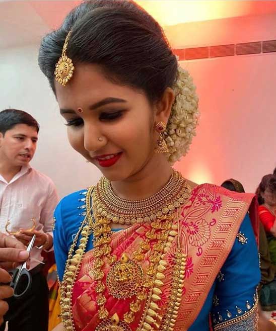 How We Can Doing Kerala Bridal Hairstyle of Reema Padmakumar
