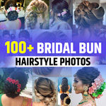 Indian Bridal Bun Hairstyle