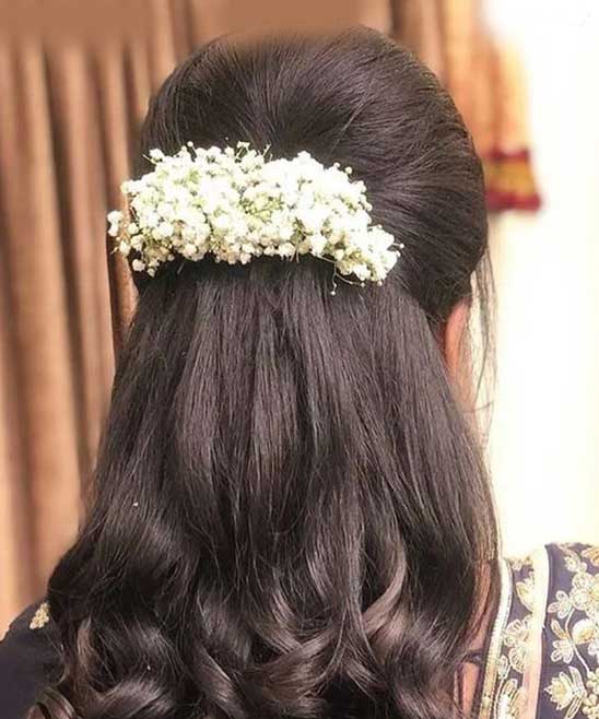 Indian Bridal Hairstyle for Lehenga
