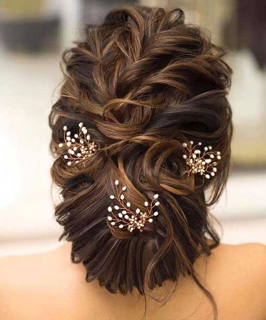 Indian Bridal Hairstyles for Long Hair With Flowers