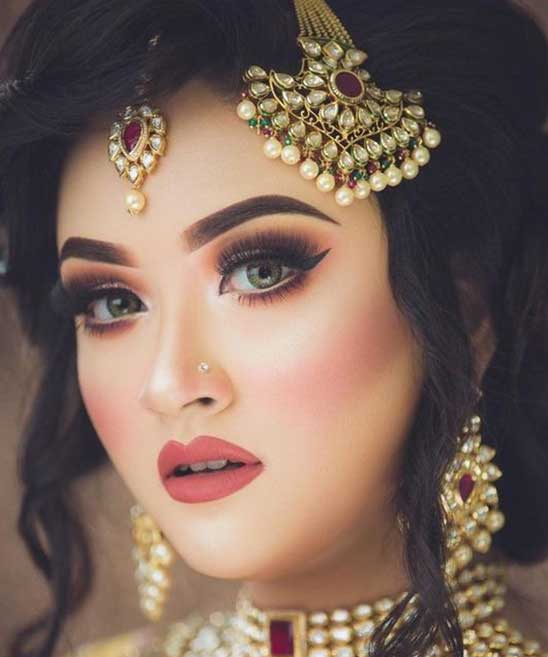 Indian Bridal Makeup for Long Face