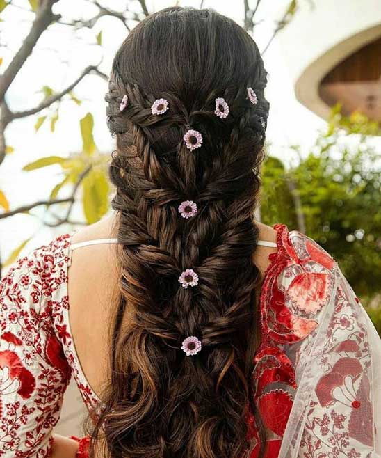 Indian Bridal Open Hairstyle