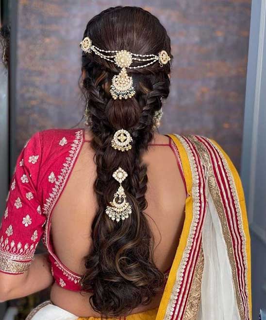 Indian Reception Bridal Hairstyles