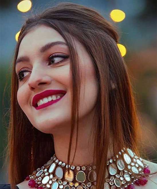 Indian Wedding Hairstyle With Flowers