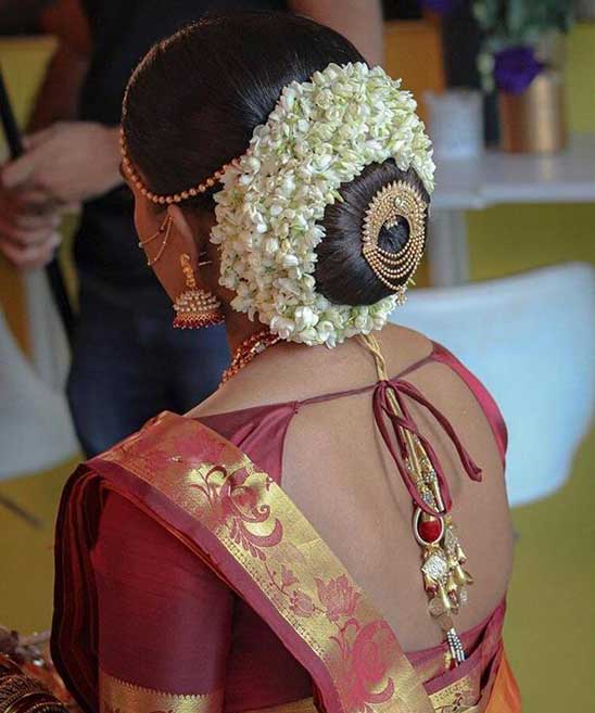 Kerala Bridal Hairstyles for Short Hair