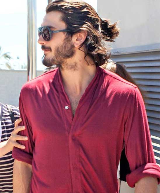 Long Hairstyle for Men with Curly Hair