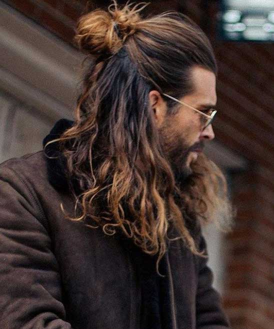 Long Hairstyles for Men without Beard