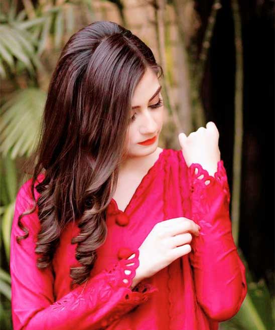 Messy Hairstyle for Indian Wedding