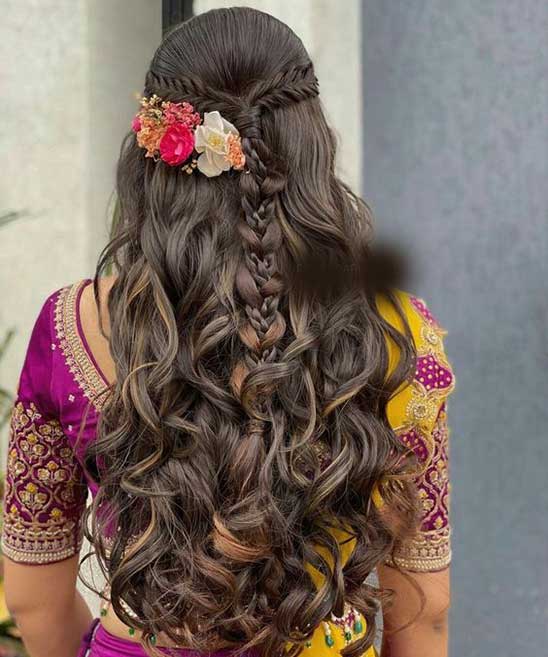 Open Hair Curls Hairstyle