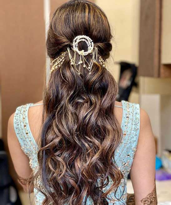 Open Hair Style for Engagement