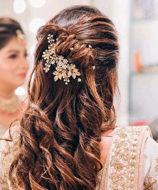 Open Hair Style for Wedding