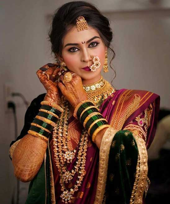 Reception Hairstyles for South Indian Brides for Saree