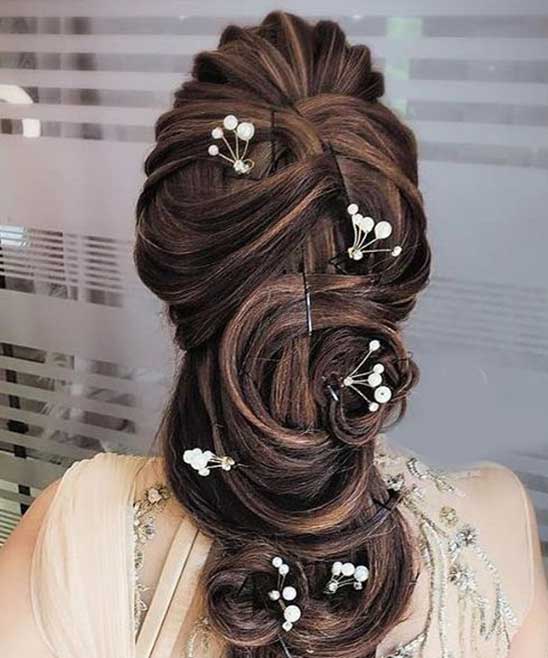 Reception Indian Bridal Hairstyle