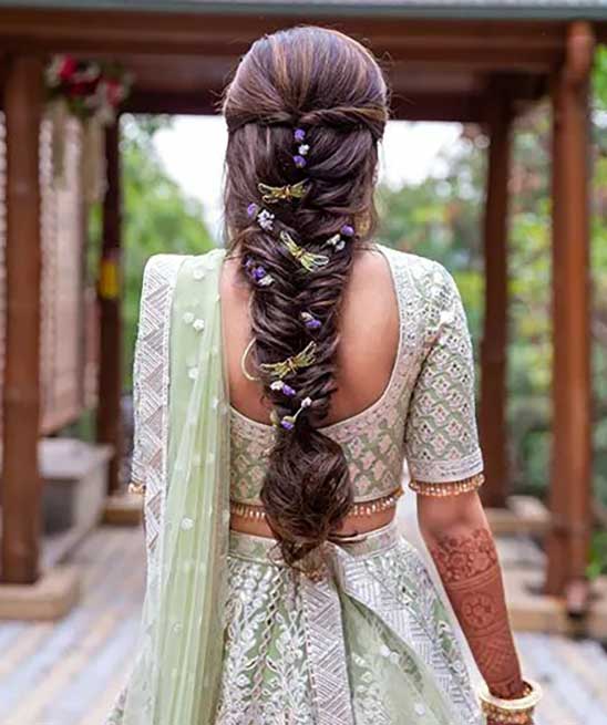 Reception South Indian Bridal Hairstyle
