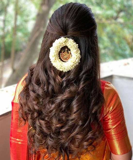 Saree Par Hairstyle