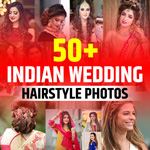 50 Indian Wedding Hairstyles For Women 2024 TailoringinHindi   Simple Indian Wedding Hairstyles 1 